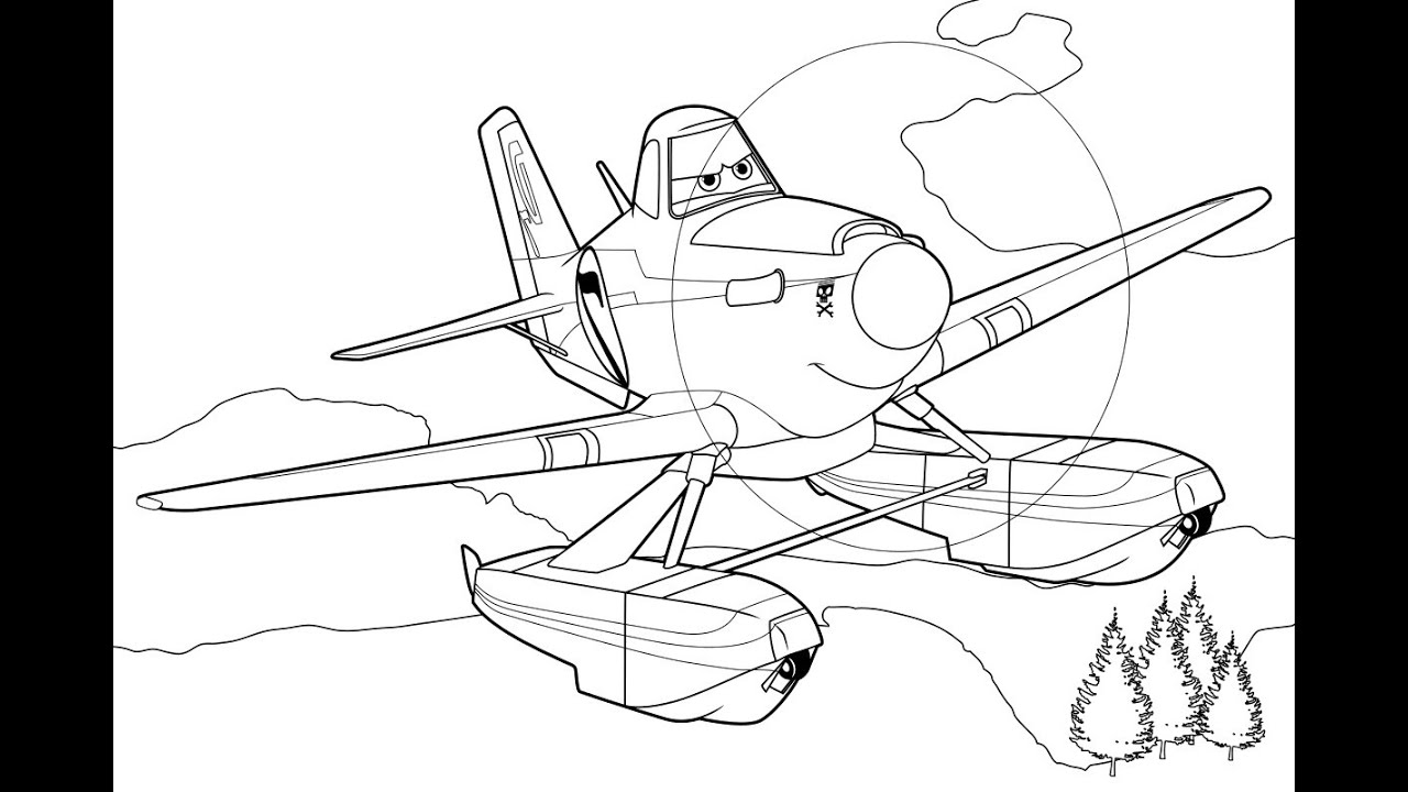 Draw a planes dusty disney