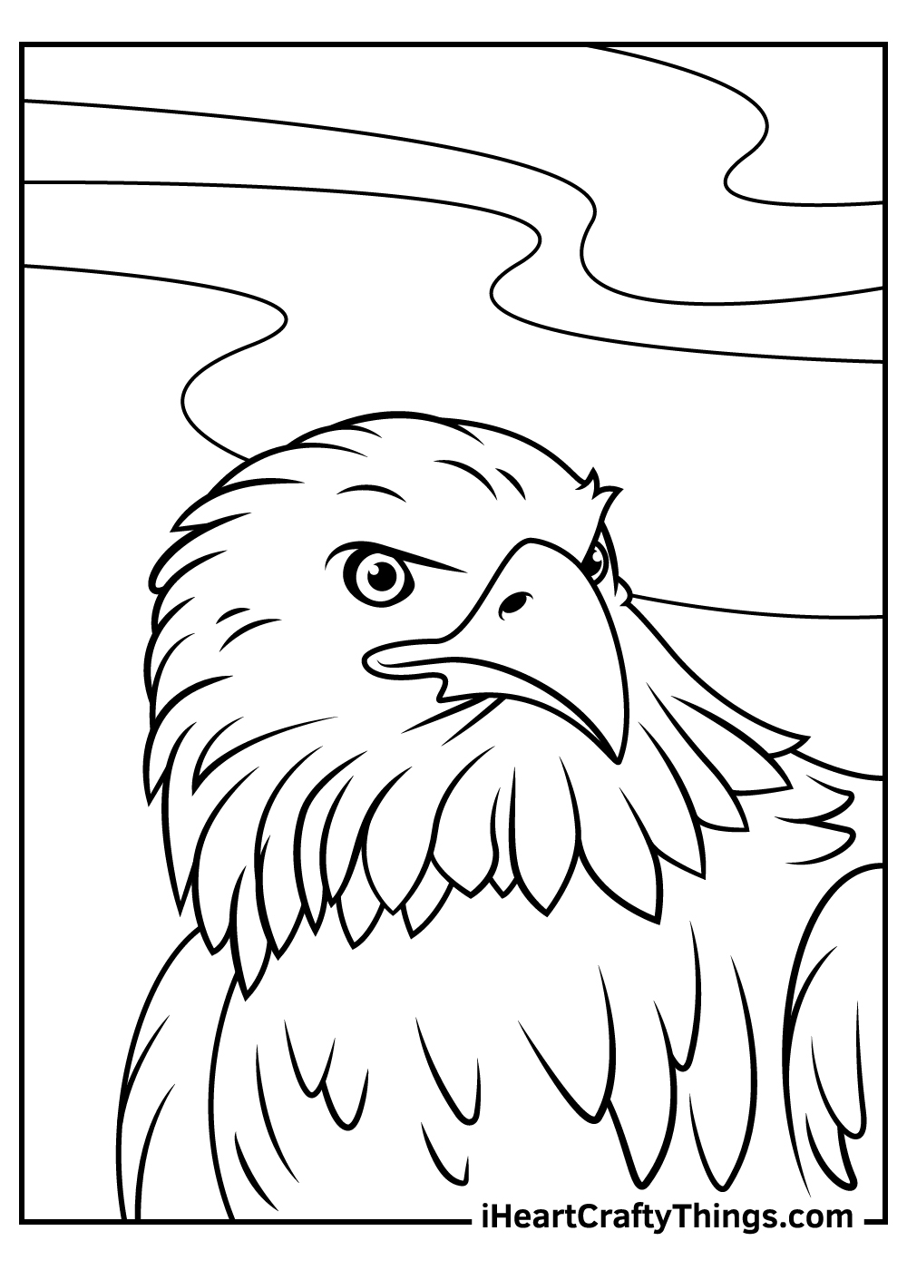 Bald eagle coloring pages updated