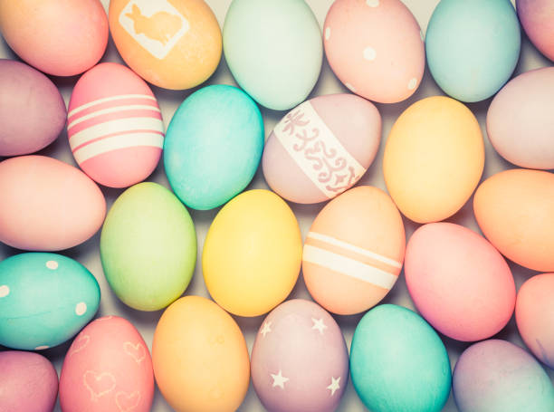 Easter background stock photo