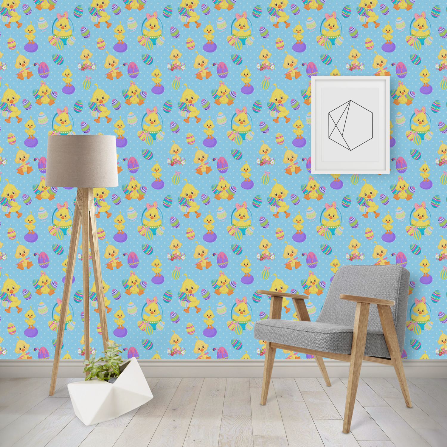 Happy easter wallpaper surface covering