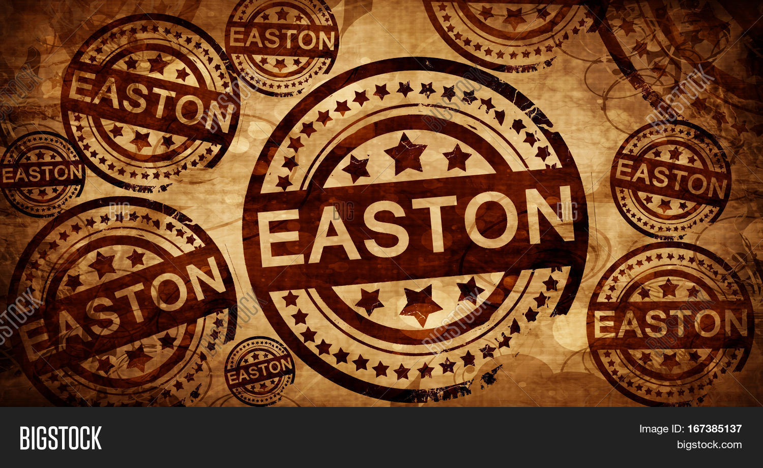 Easton vintage stamp image photo free trial bigstock