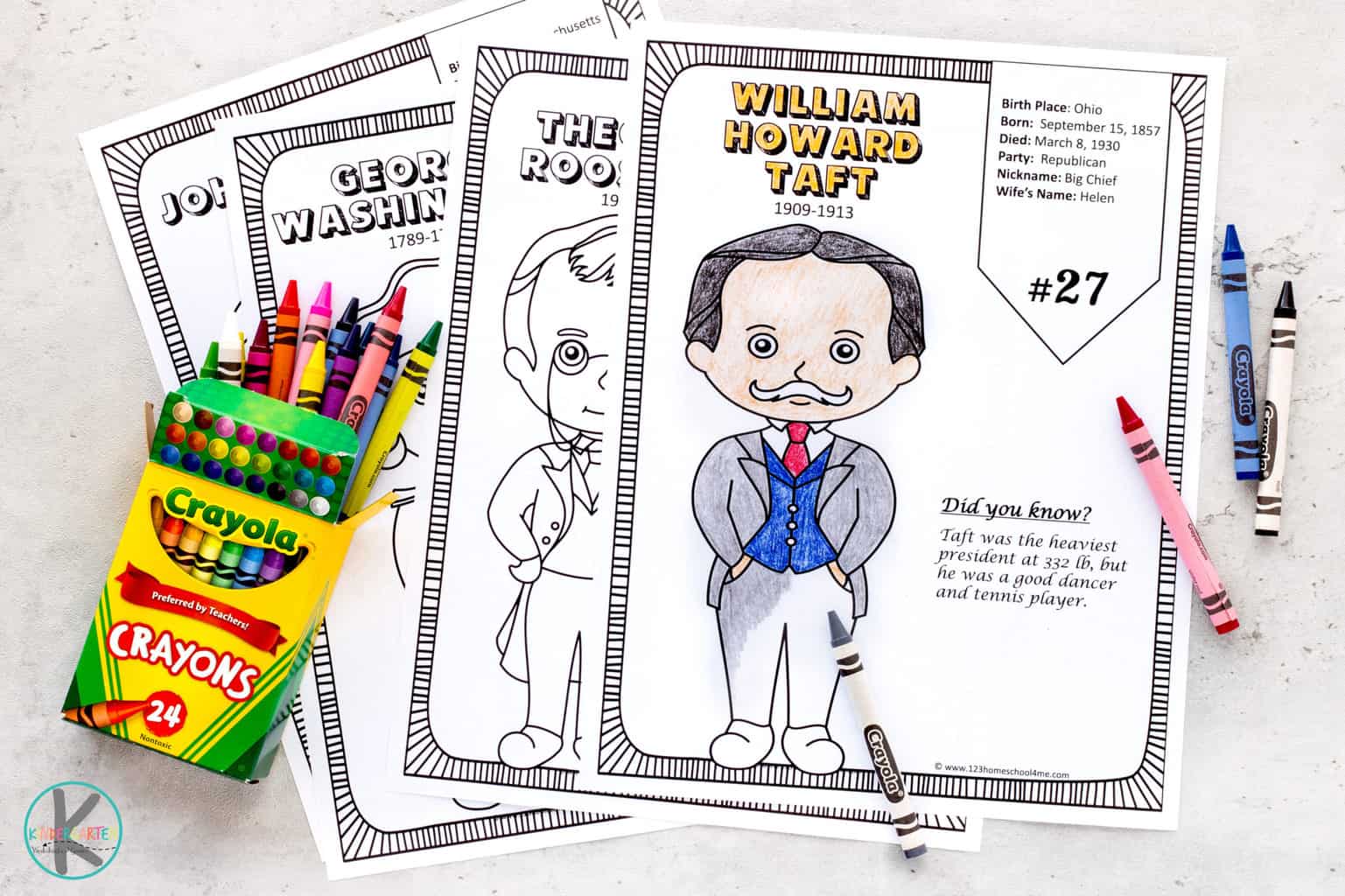 Ð free printable president coloring pages w interesting facts