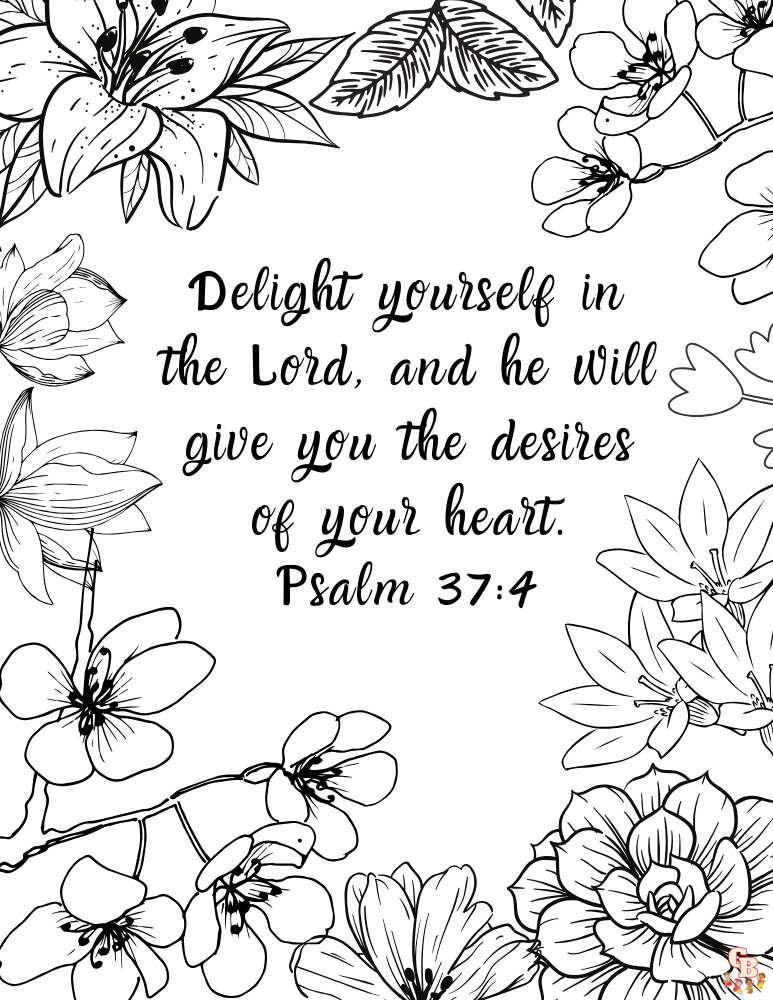 Easy bible verse coloring pages printable free