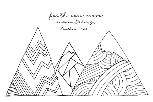 Coloring pages with scripture free printables