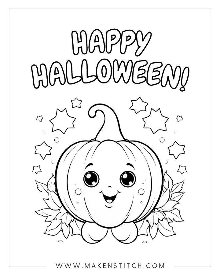 Free halloween coloring pages