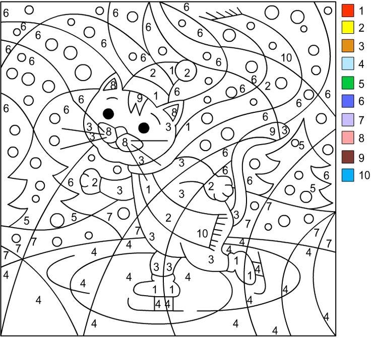 Nicoles free coloring pages winter color by number color by numbers coloring pages coloring pages for kids