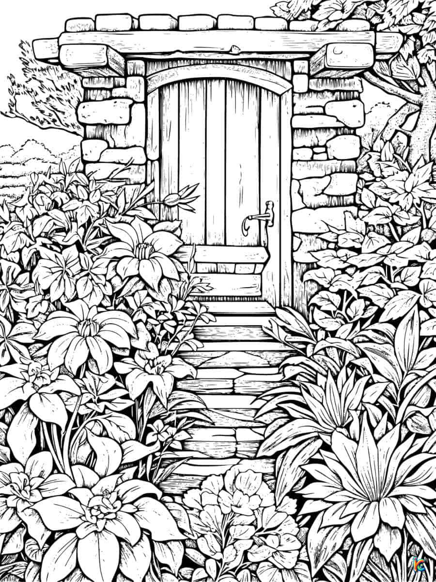 Garden coloring pages â