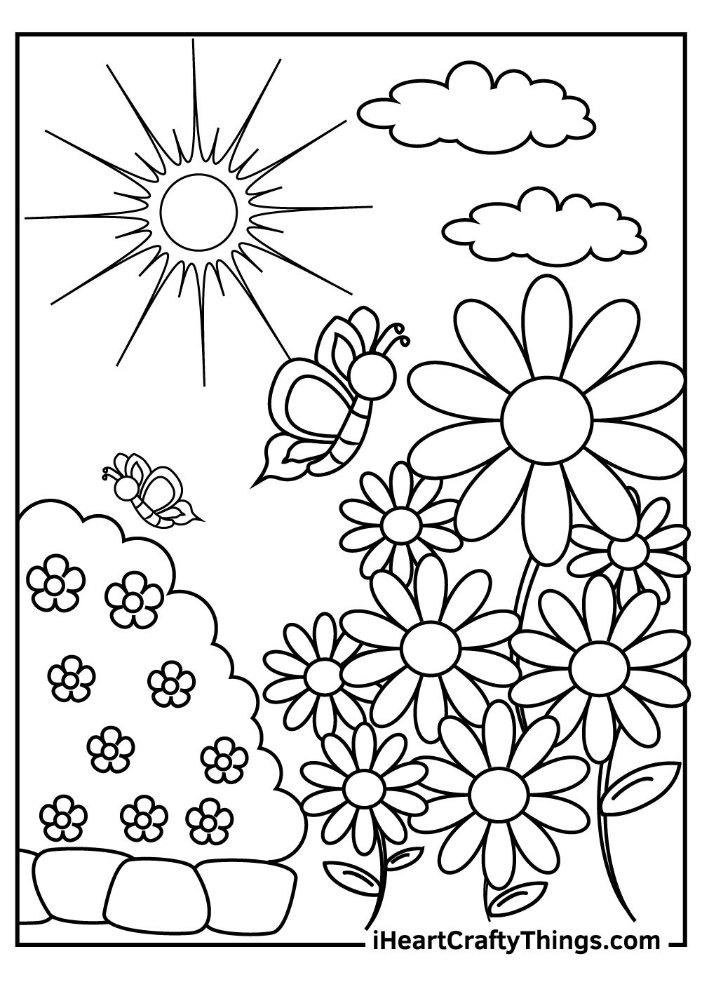 Garden coloring pages garden coloring pages flower coloring pages coloring pages