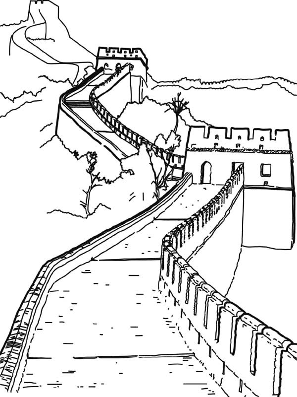 Worldwonders great wall china coloring pages batch coloring great wall of china coloring pages ancient china