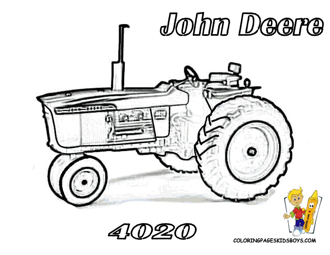 Tractor coloring pages john deere tractor coloring pages to print wuming