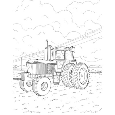 John deere green tractors coloring book detailed classic and modern tractors outback toys