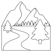 Landscape coloring pages free coloring pages