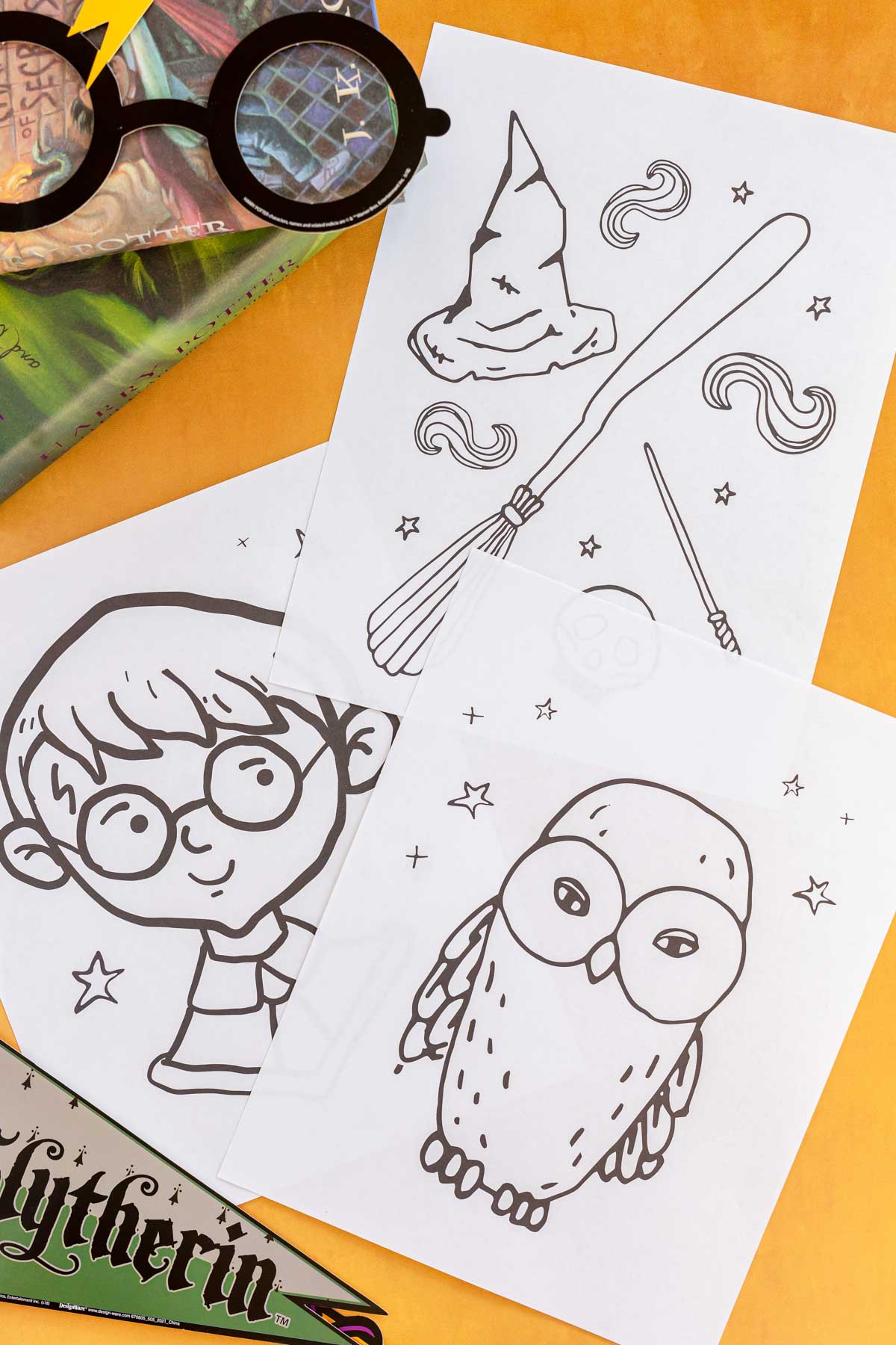 Free printable harry potter coloring pages for kids