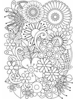 Zen tangle stress relief coloring pages zen tangle doodle coloring pages