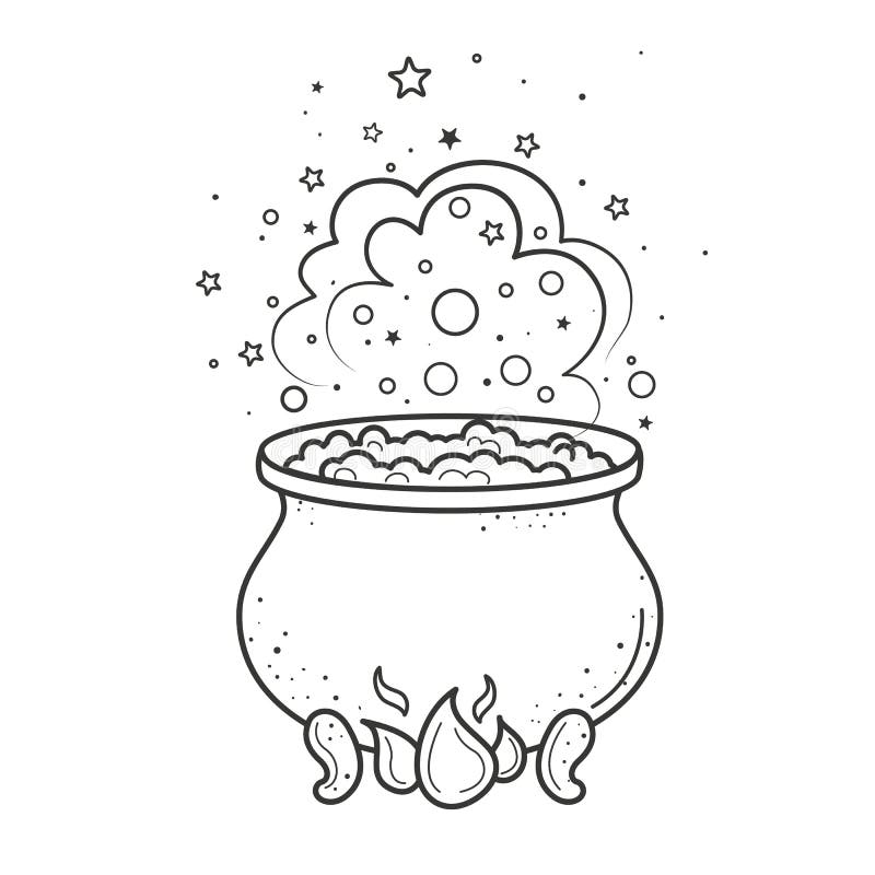Cauldron coloring stock illustrations â cauldron coloring stock illustrations vectors clipart