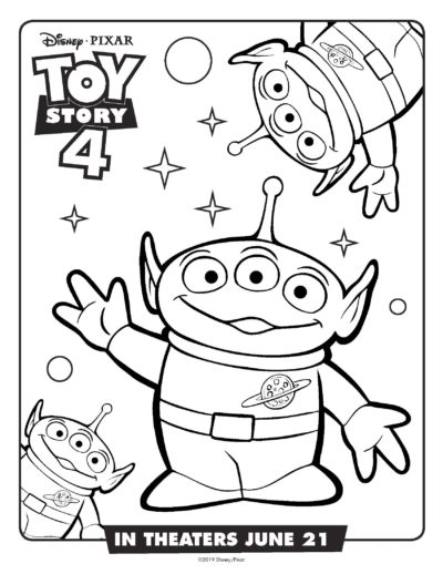 Free printable toy story coloring pages activity sheets