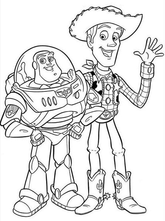 Toy story coloring pages printable for free download