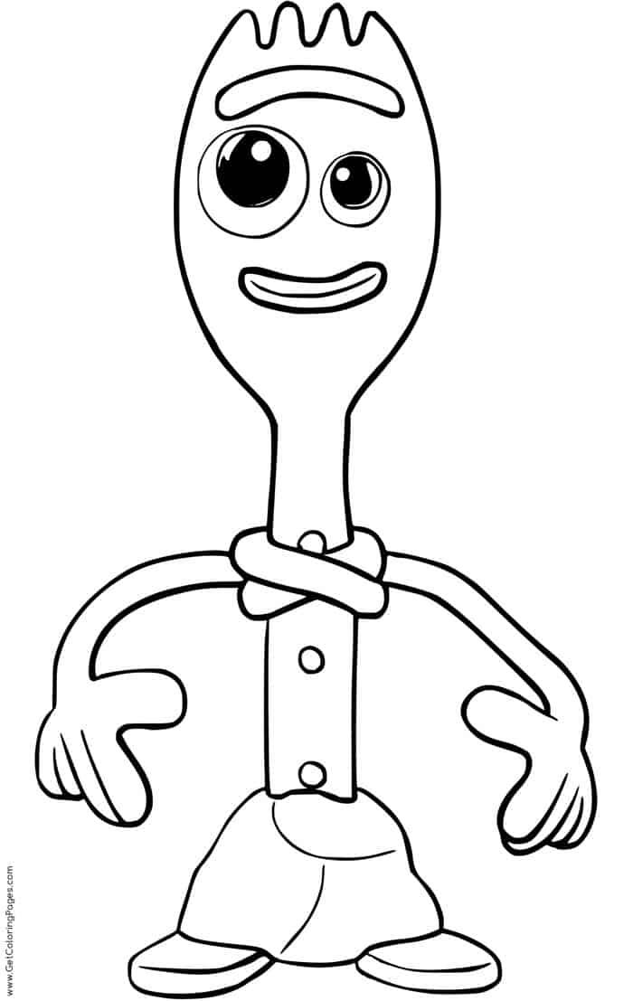 Toy story coloring pages forky toy story para colorear dibujos para colorear sencillos dibujos sencillos disney