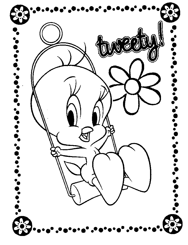 Free printable tweety bird coloring pages for kids bird coloring pages cartoon coloring pages printable coloring pages