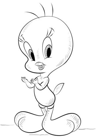 Tweety coloring pages free coloring pages