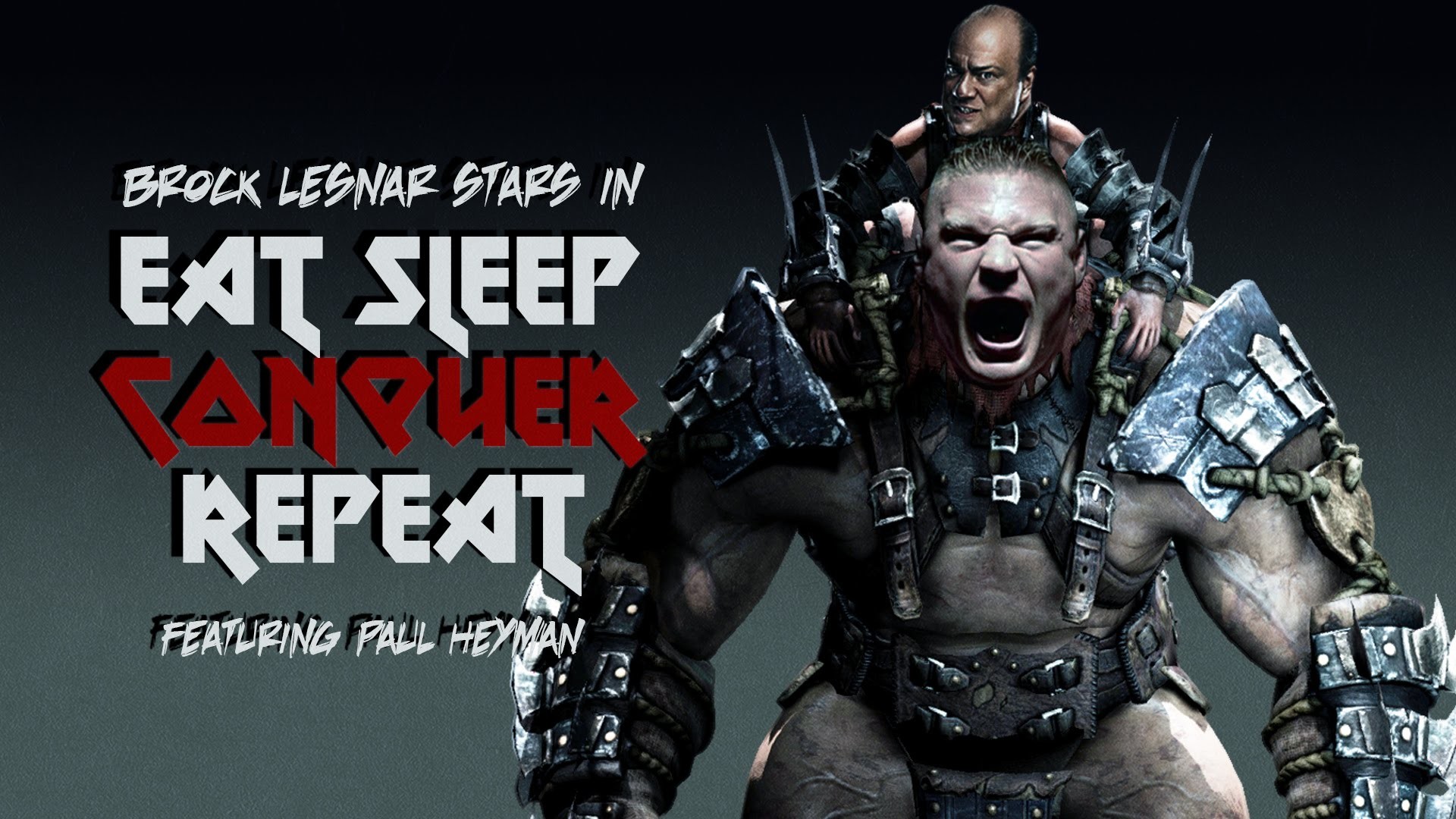 Wwe eat sleep conquer repeat ãâ brock lesnar video game theme song â youtube
