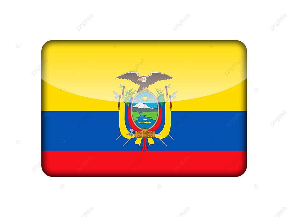 The ecuador flag background badge nation photo and picture for free download