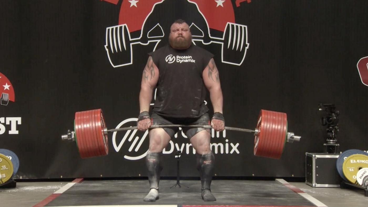 Eddie hall deadlifts kg for a new world record
