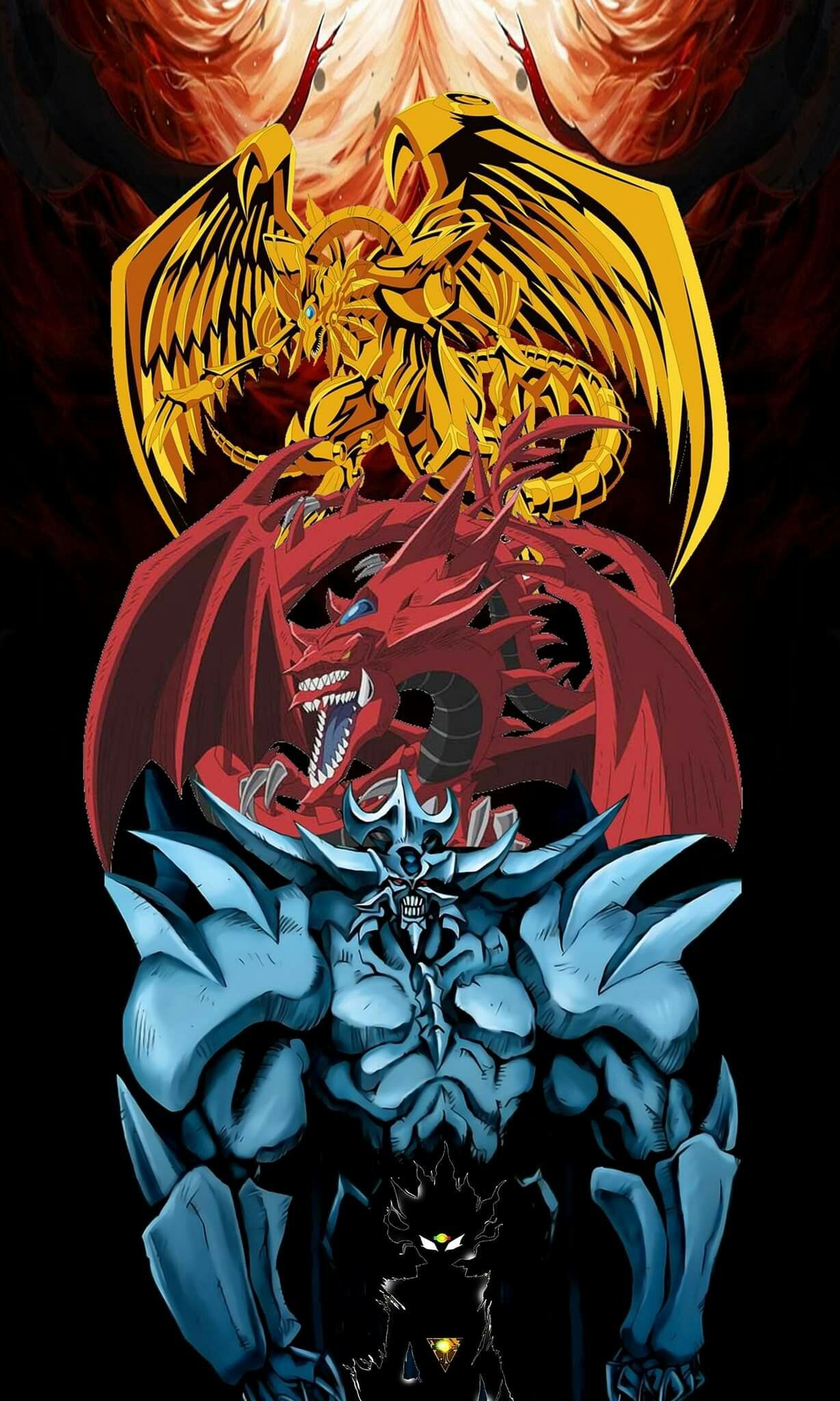 Obelisk slifer and ra yugioh dragons yugioh monsters pokemon vs digimon