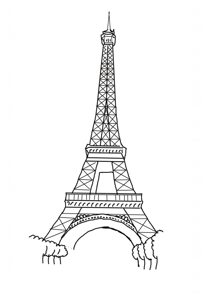 Free printable eiffel tower coloring pages for kids eiffel tower eiffel tower pictures coloring pages for kids