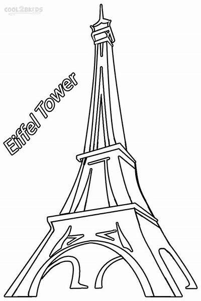 Simple eiffel tower template