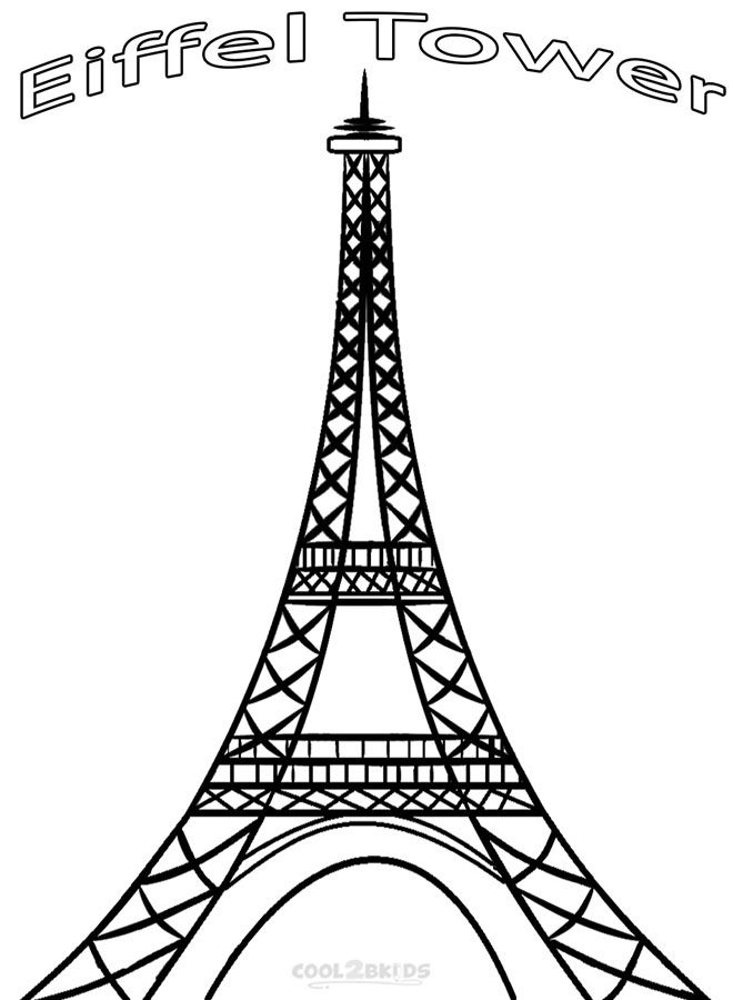 Eiffel tower colouring pages eiffel tower eiffel tower clip art eiffel tower drawing