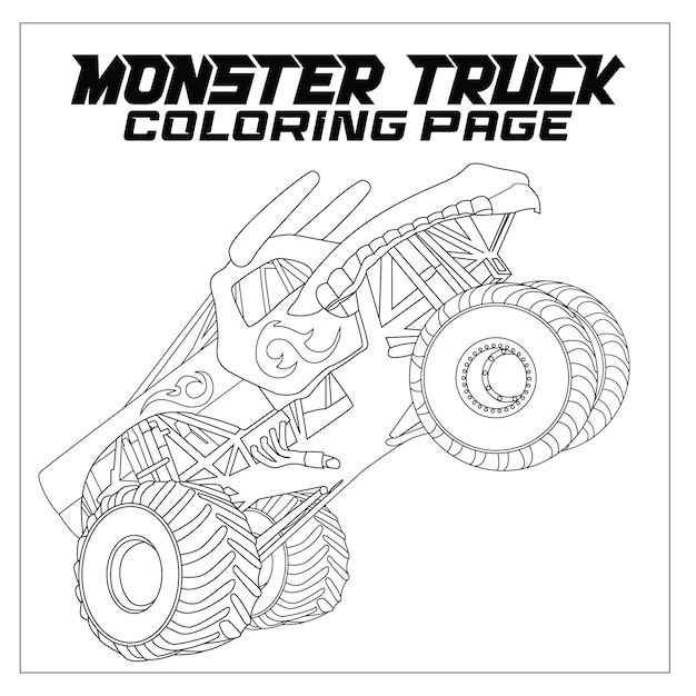 Monster truck dxf images