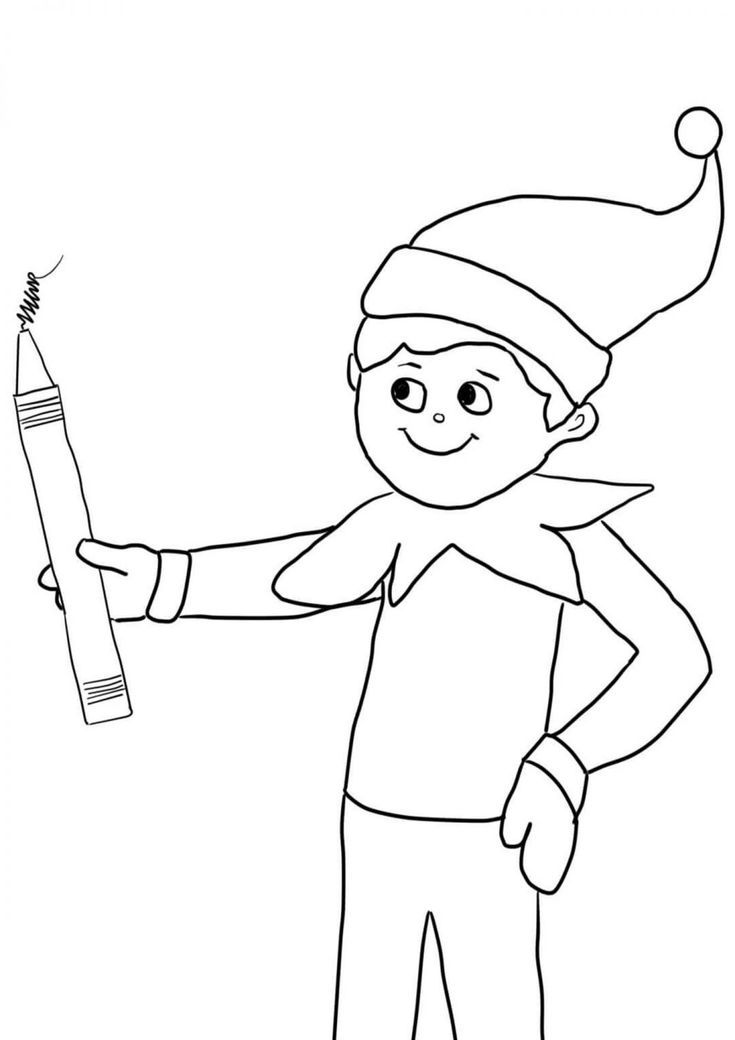 Free printable elf on the shelf coloring pages valentines day coloring page coloring pages elf on the shelf