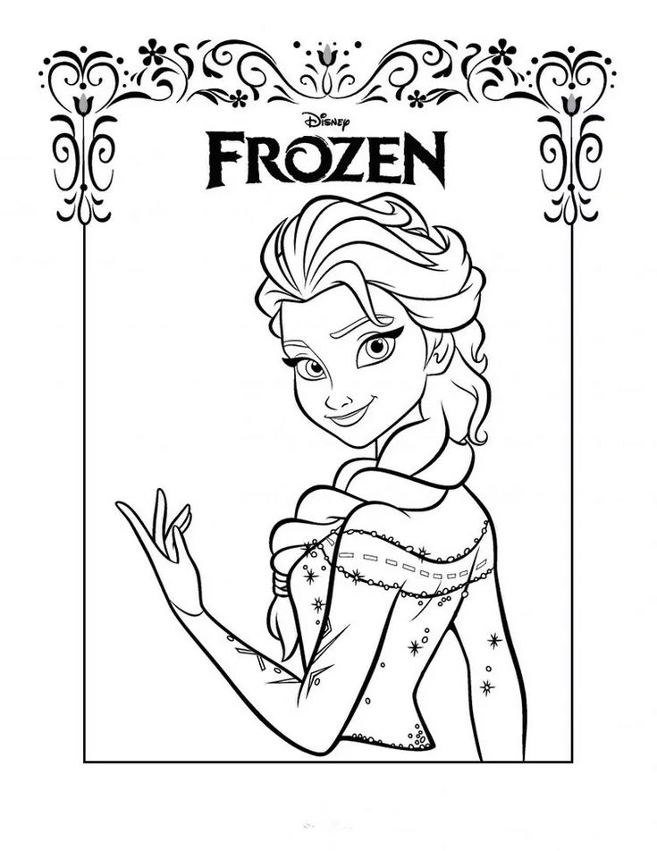 Free elsa coloring pages printable
