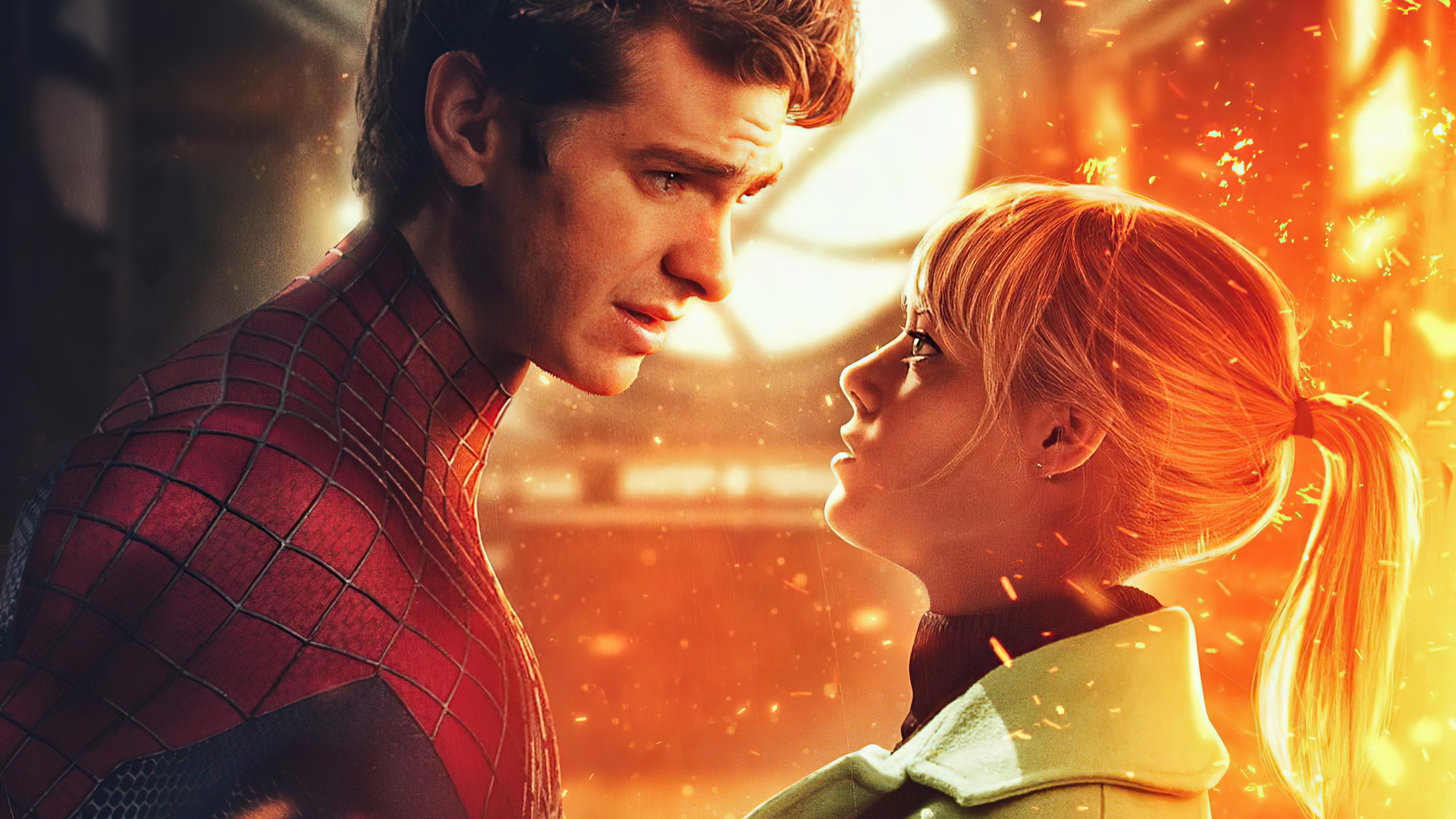 The amazing spiderman andrew and emma stone hd movies k wallpapers images backgrounds photos and pictures