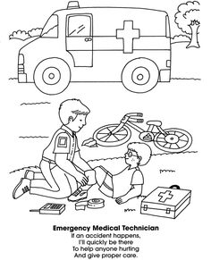 Ambulance ideas ambulance ambulance craft airplane coloring pages
