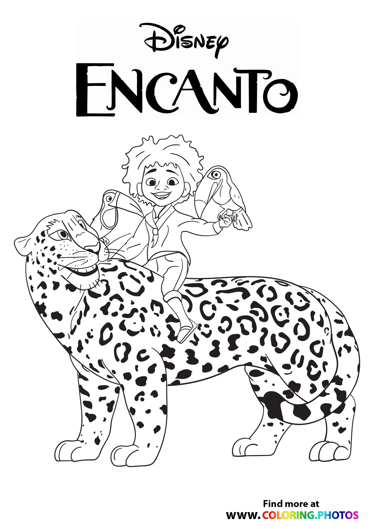 Disney encanto pages for kids free pages for print out