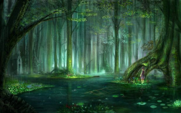 Free backgrounds enchanted forest fantasy forest fantasy landscape forest background