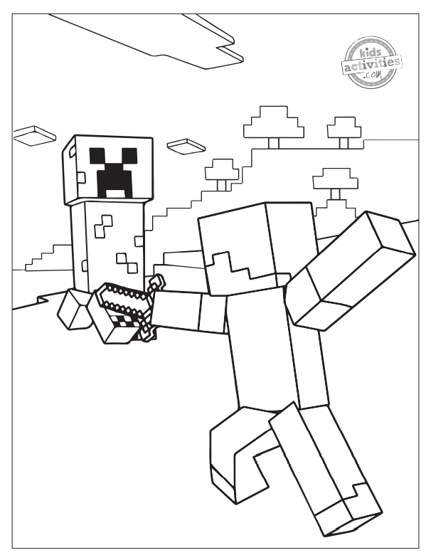 Free printable minecraft coloring pages for kids kids activities blog