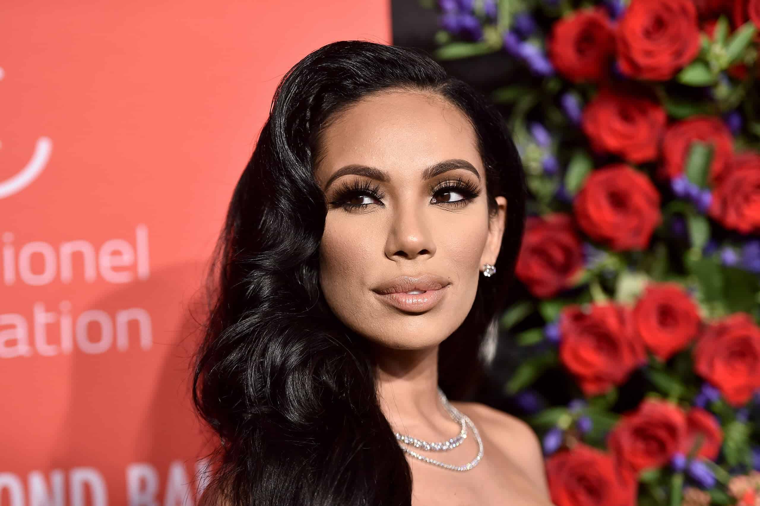 Erica mena shows off a brand new look in a blazer w nothing underneath hot