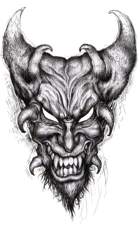 Image result for evil demon coloring pages evil skull tattoo evil tattoos demon tattoo
