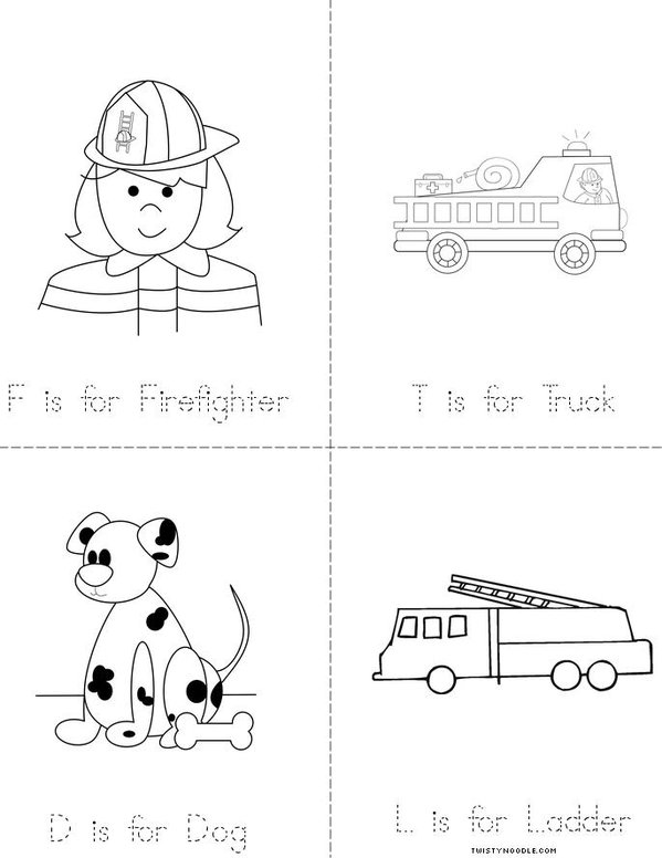 F is for firefighter book