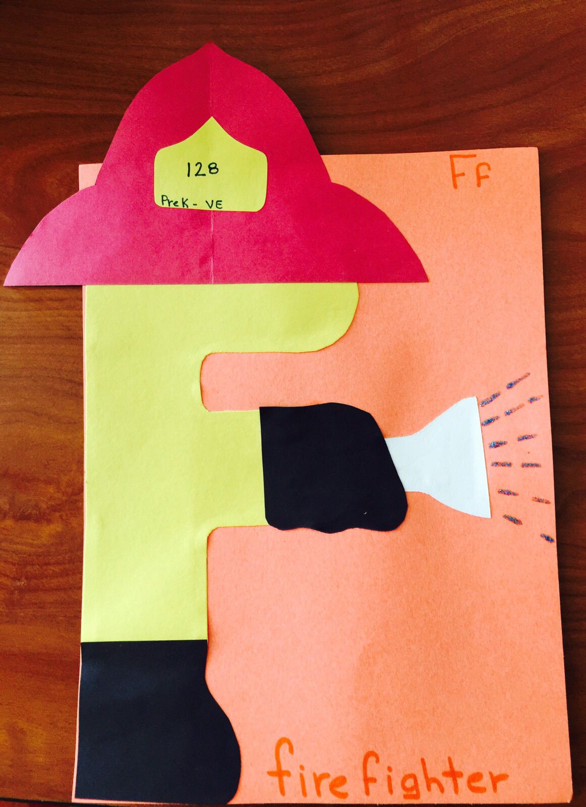 F is for firefighter fire safety preschool crafts munity helpers preschool crafts preschool arts and crafts