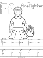 Firefighter and fire safety coloring pages and printable activities