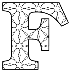 Coloring pages alphabet coloring pages letter f