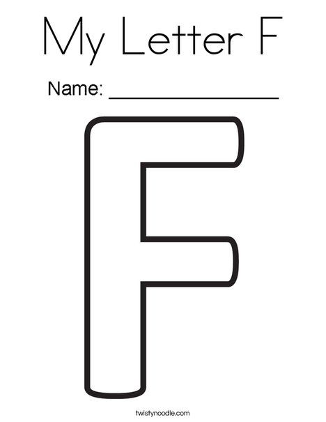My letter f coloring page letter f letter t activities lettering