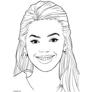 Coloring pages people coloring pages woman face
