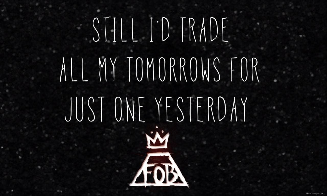 Fall out boy quotes wallpapers