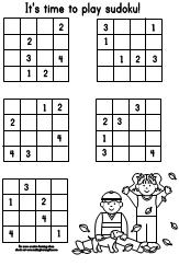 Making learning fun fall x sudoku