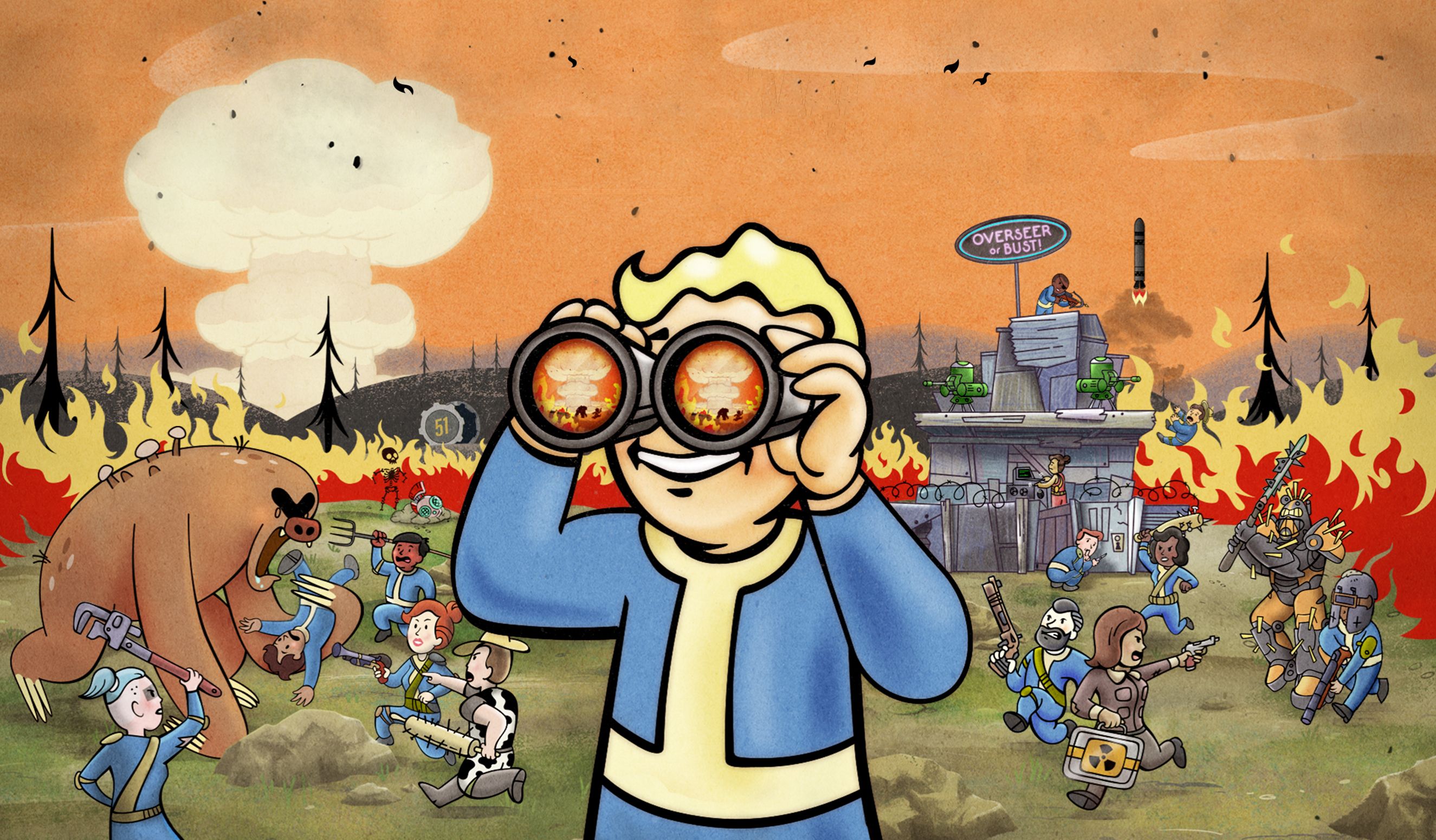 Fallout cartoon wallpapers